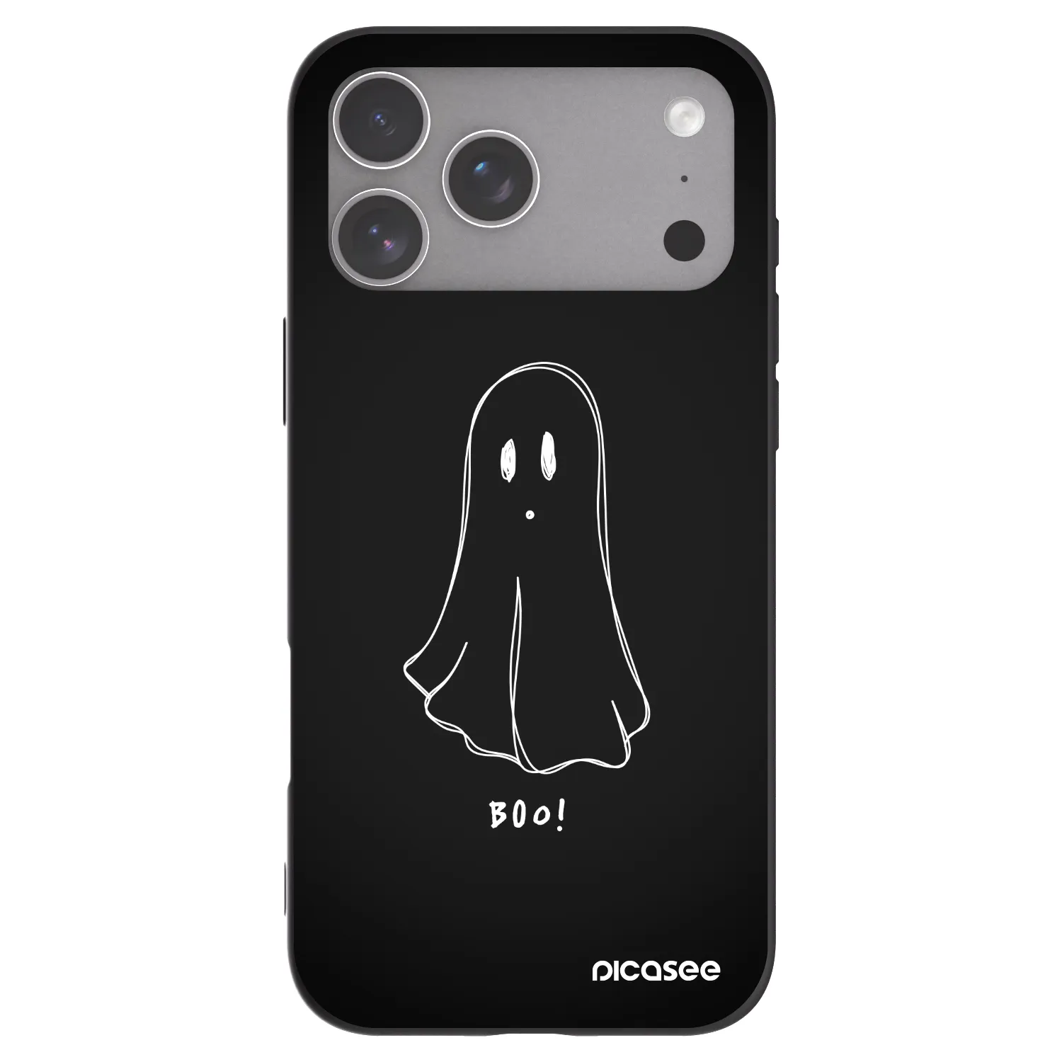 Picasee fekete szilikon tok az alábbi mobiltelefonokra Apple iPhone 18 Pro Max - Ghost 2