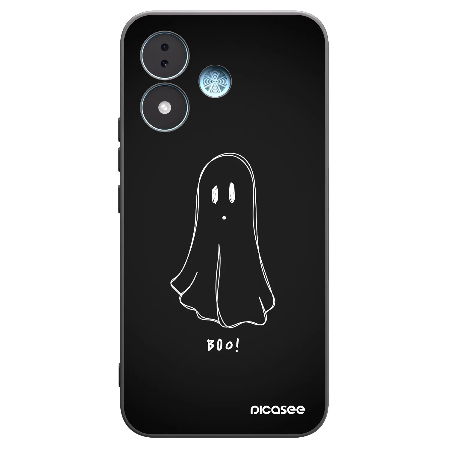 Picasee fekete szilikon tok az alábbi mobiltelefonokra Xiaomi Redmi Note 17 5G - Ghost 2
