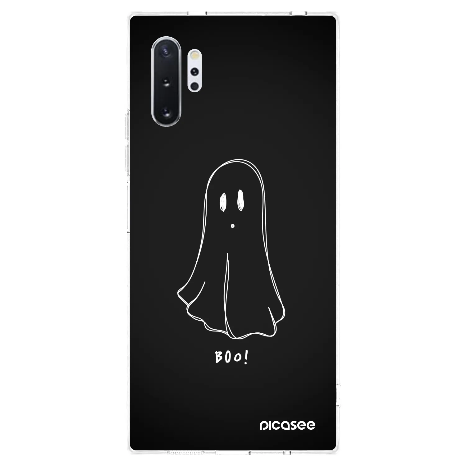 Picasee átlátszó szilikon tok az alábbi mobiltelefonokra Samsung Galaxy Note 10+ N975F - Ghost 2