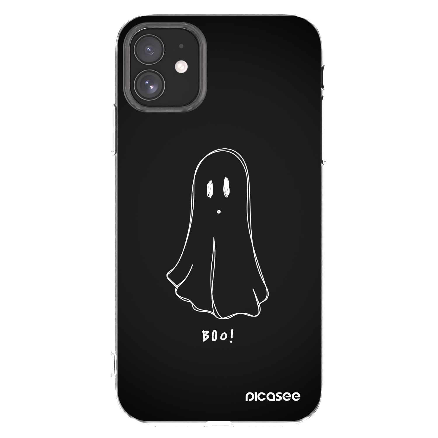 Picasee átlátszó szilikon tok az alábbi mobiltelefonokra Apple iPhone 11 - Ghost 2