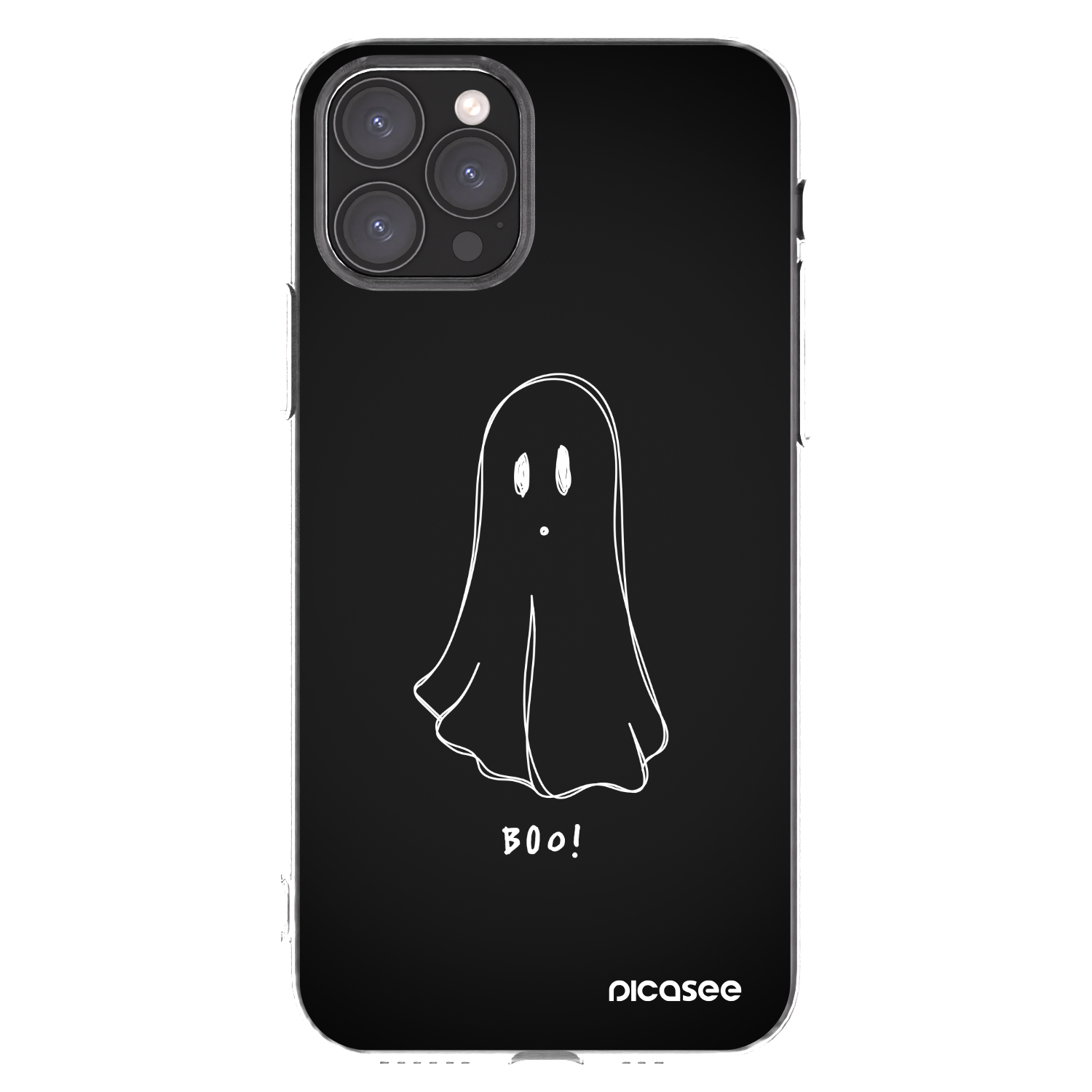 Picasee átlátszó szilikon tok az alábbi mobiltelefonokra Apple iPhone 11 Pro - Ghost 2