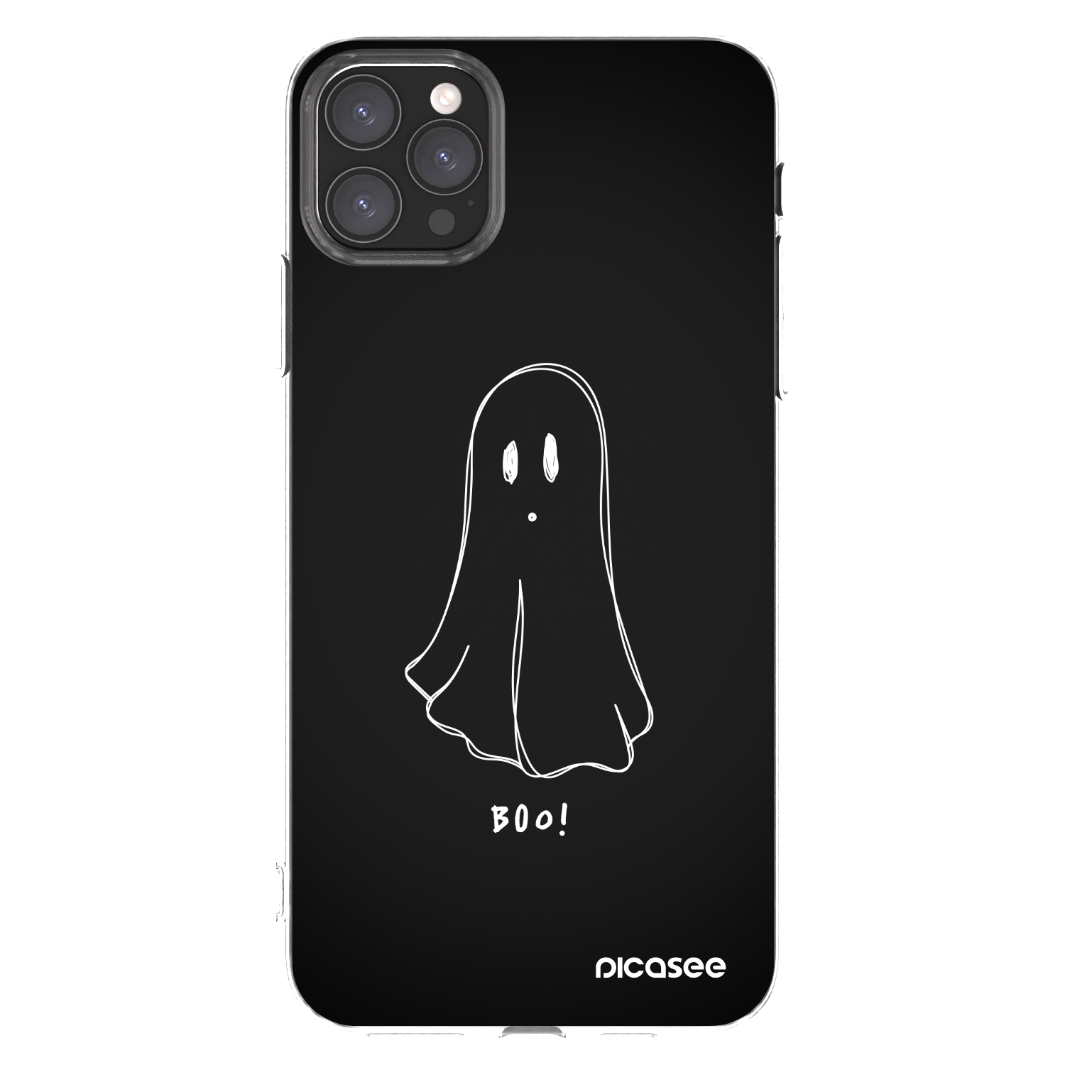Picasee átlátszó szilikon tok az alábbi mobiltelefonokra Apple iPhone 11 Pro Max - Ghost 2