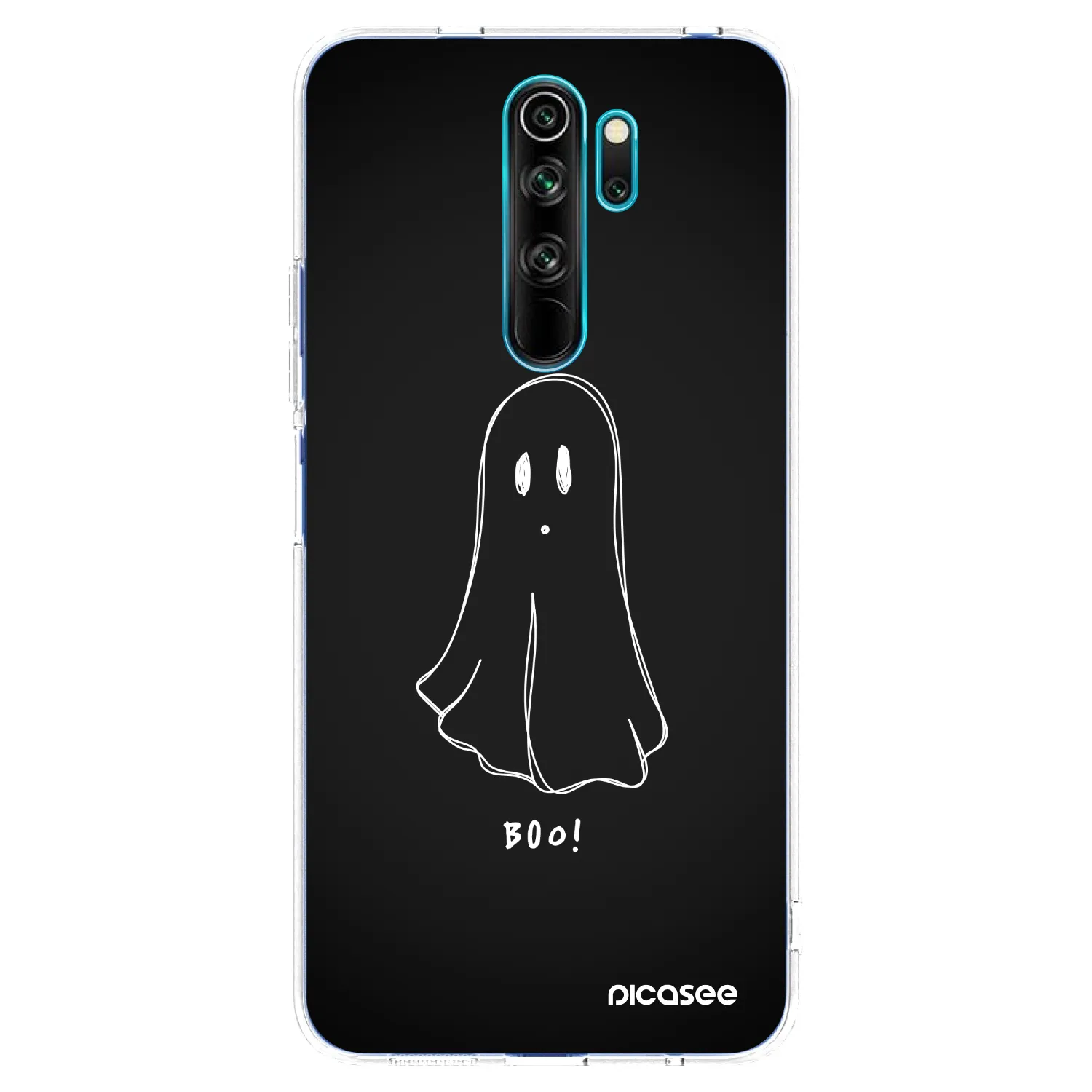 Picasee átlátszó szilikon tok az alábbi mobiltelefonokra Xiaomi Redmi Note 8 Pro - Ghost 2