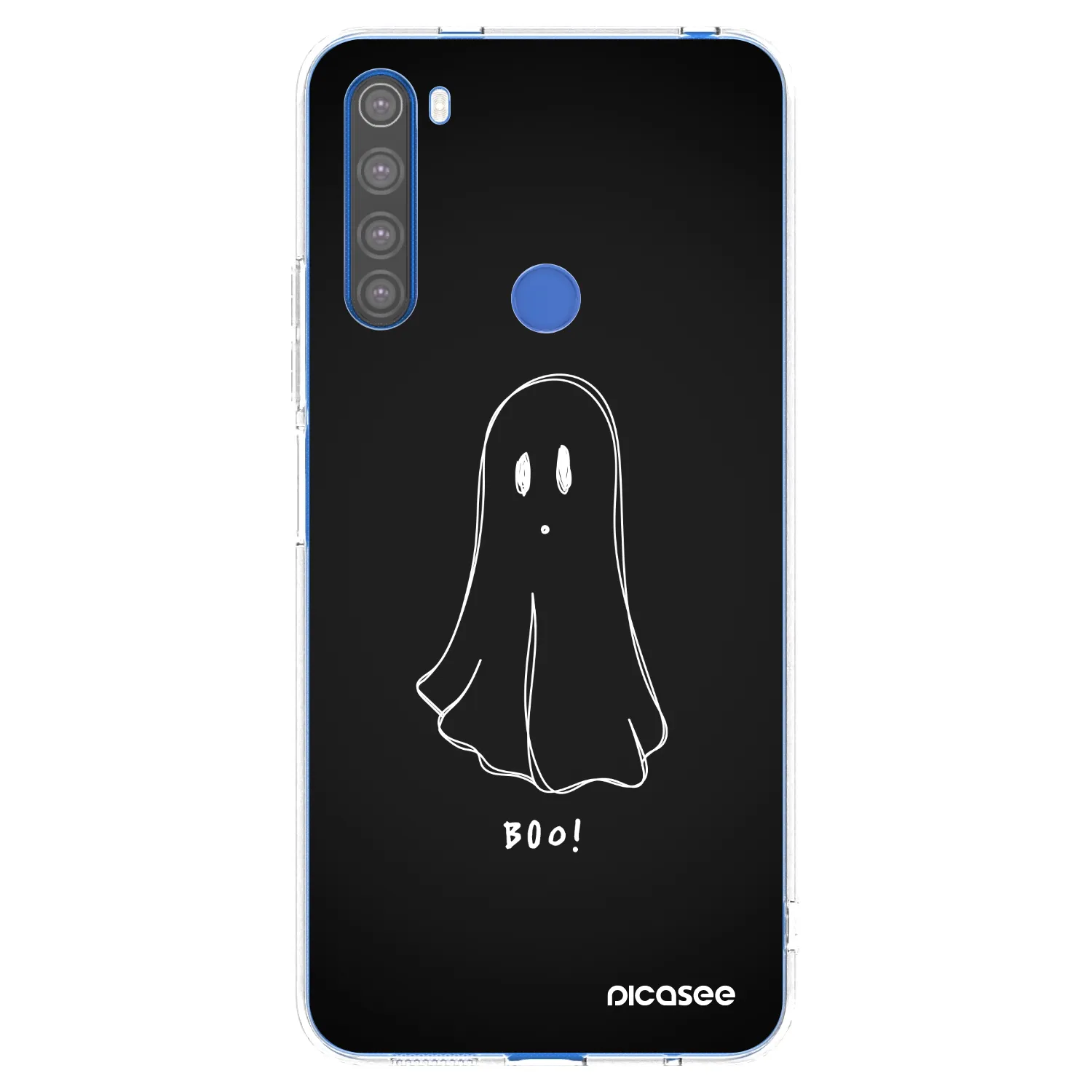 Picasee átlátszó szilikon tok az alábbi mobiltelefonokra Xiaomi Redmi Note 8T - Ghost 2