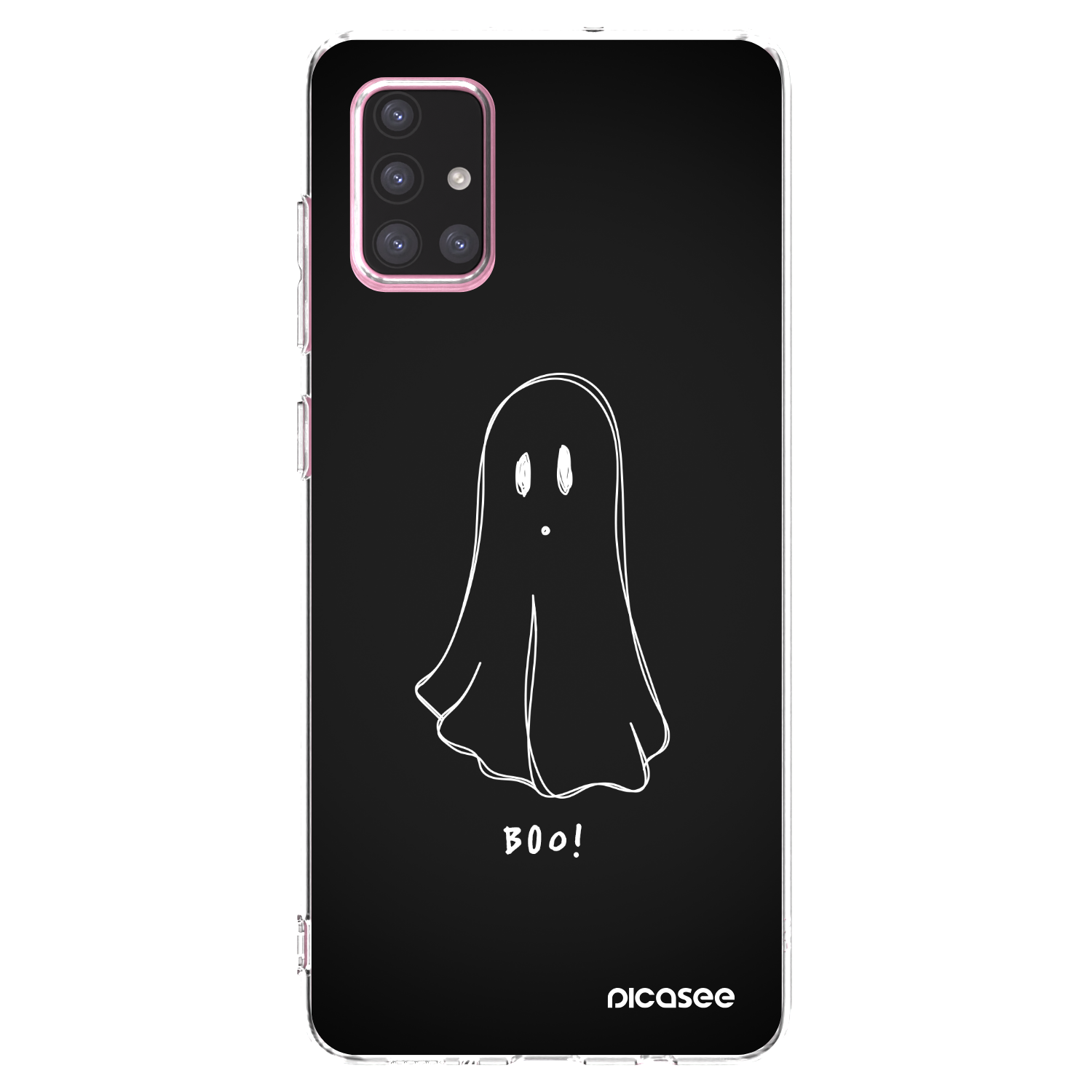 Picasee átlátszó szilikon tok az alábbi mobiltelefonokra Samsung Galaxy A71 A715F - Ghost 2