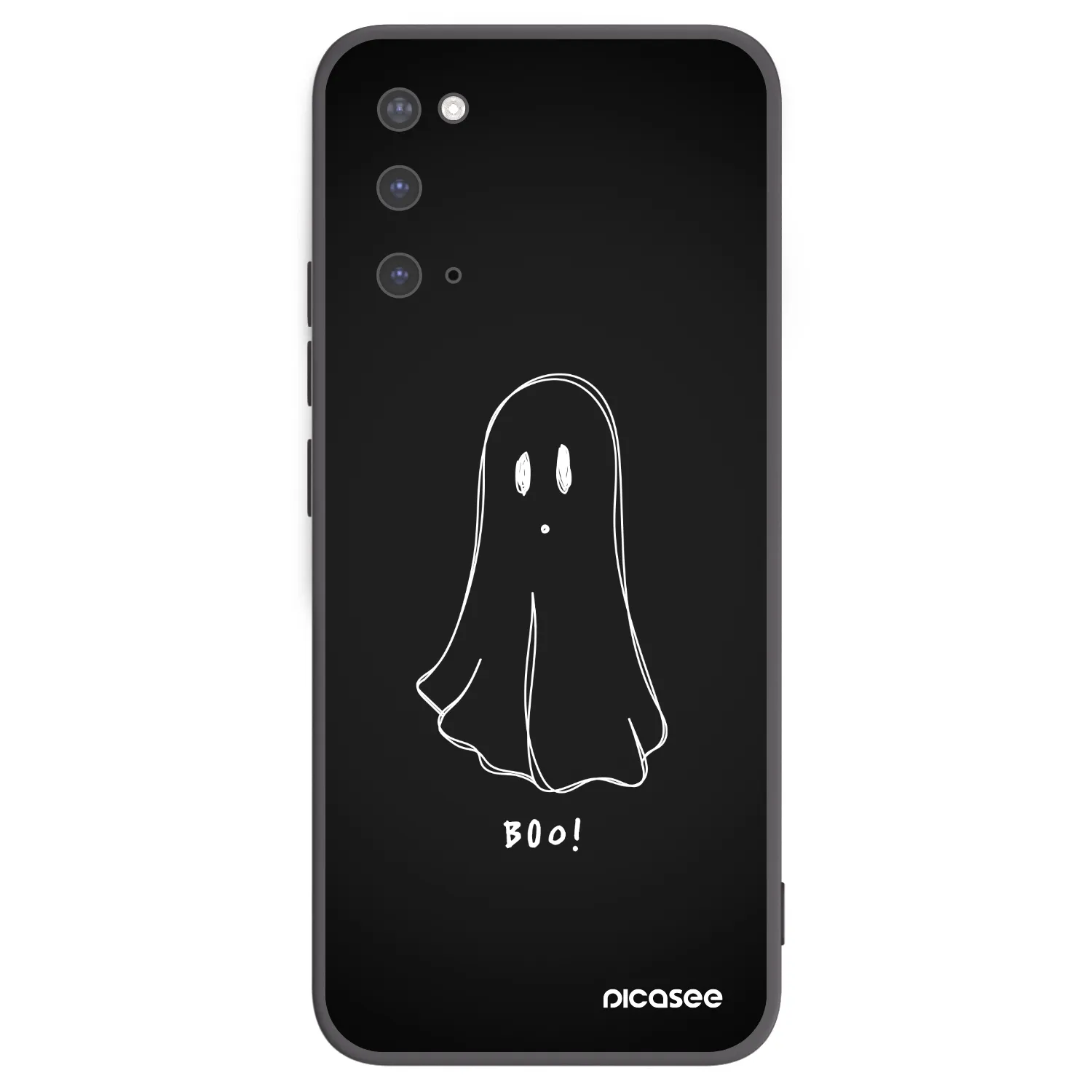Picasee fekete szilikon tok az alábbi mobiltelefonokra Samsung Galaxy S20 G980F - Ghost 2