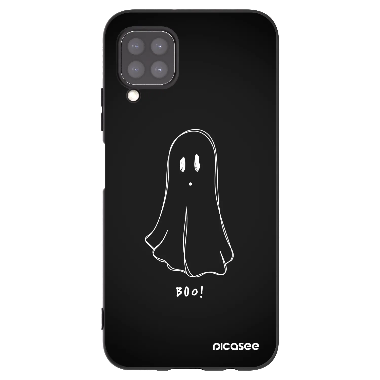 Picasee fekete szilikon tok az alábbi mobiltelefonokra Huawei P40 Lite - Ghost 2