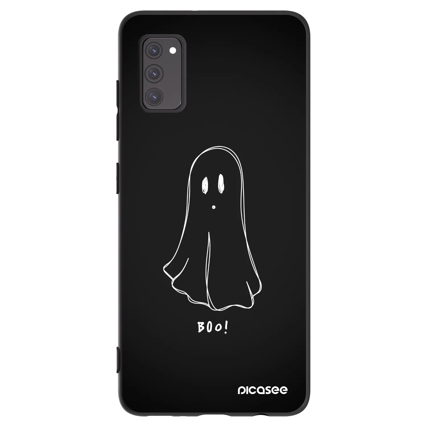 Picasee fekete szilikon tok az alábbi mobiltelefonokra Samsung Galaxy A41 A415F - Ghost 2