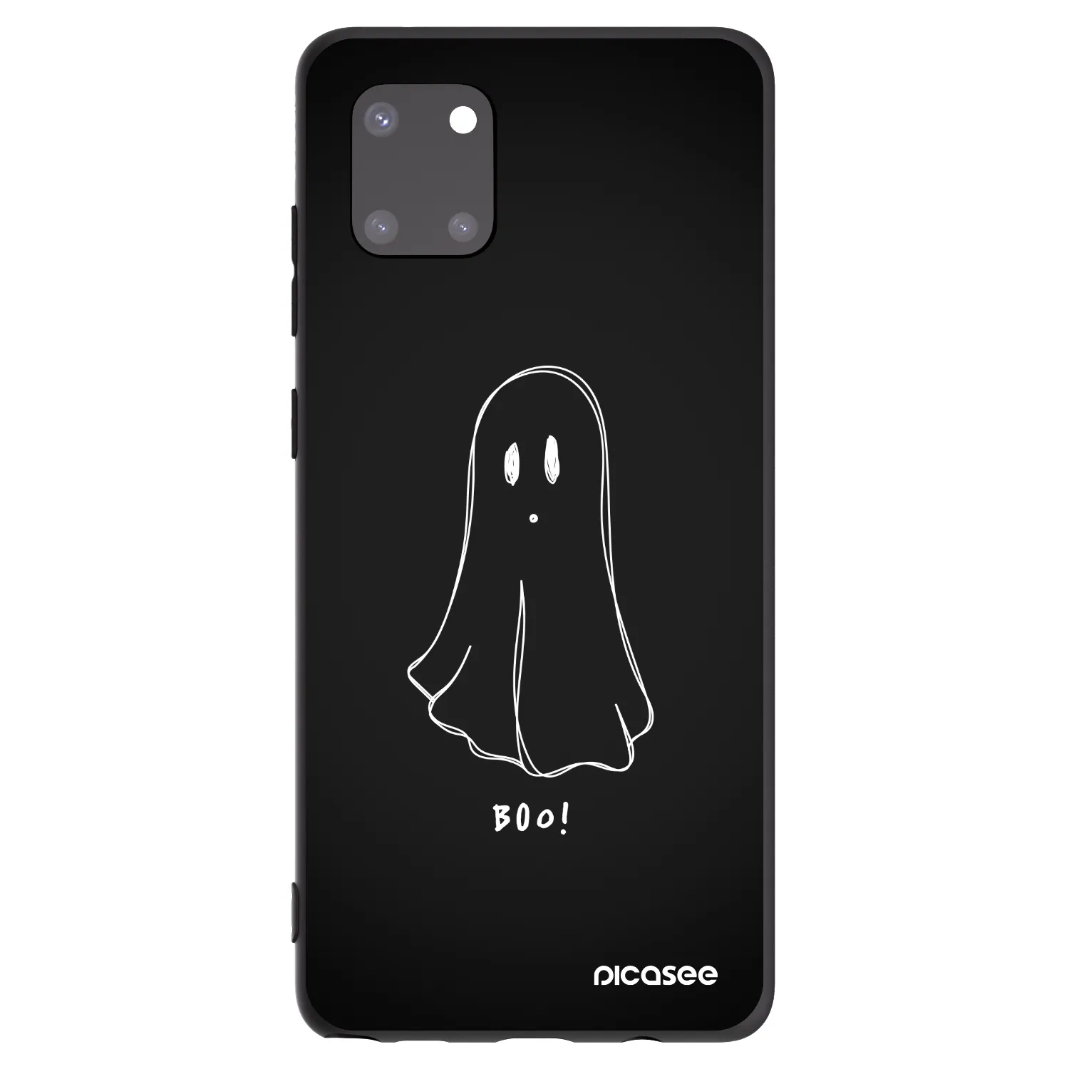 Picasee fekete szilikon tok az alábbi mobiltelefonokra Samsung Galaxy Note 10 Lite N770F - Ghost 2