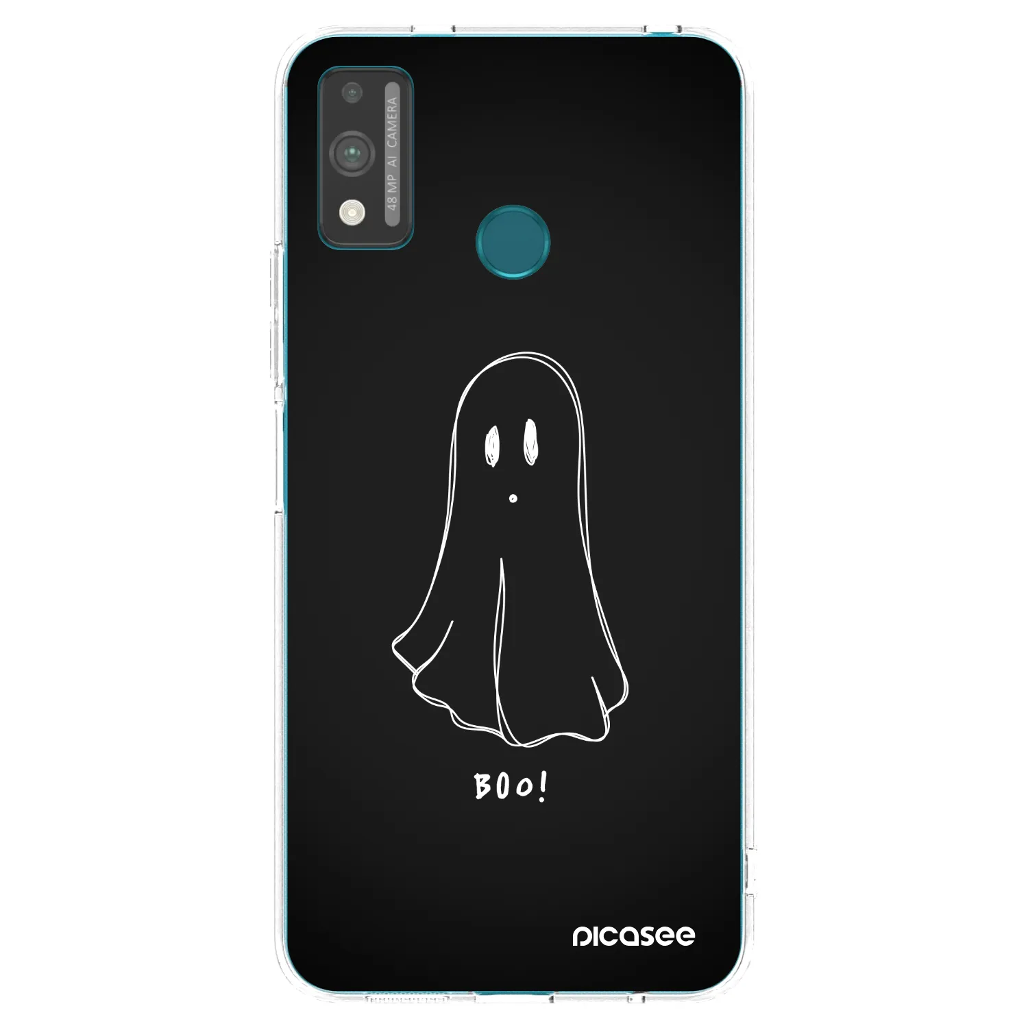 Picasee átlátszó szilikon tok az alábbi mobiltelefonokra Honor 9X Lite - Ghost 2