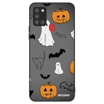Szilikon tok erre a típusra Samsung Galaxy A21s - Spooky crew