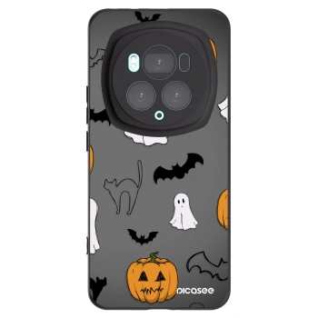 Picasee fekete szilikon tok az alábbi mobiltelefonokra Honor Magic6 Pro - Spooky crew