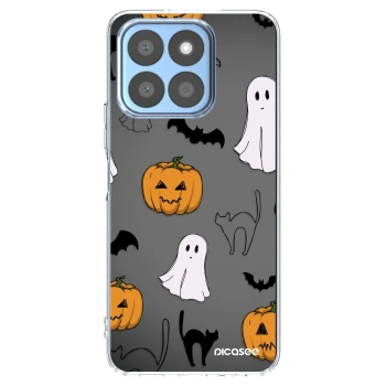 Picasee átlátszó szilikon tok az alábbi mobiltelefonokra Honor X8b - Spooky crew