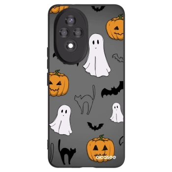 Picasee fekete szilikon tok az alábbi mobiltelefonokra Honor 200 Pro 5G - Spooky crew