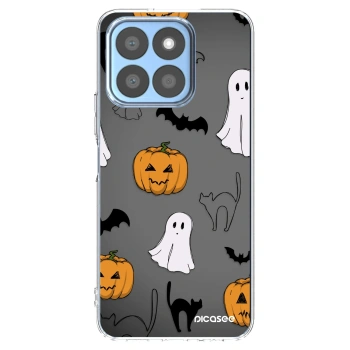 Picasee átlátszó szilikon tok az alábbi mobiltelefonokra Honor X8c - Spooky crew