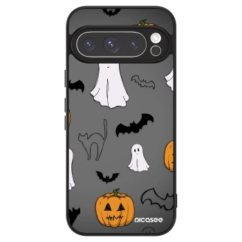 Szilikon tok erre a típusra Google Pixel 9 Pro - Spooky crew