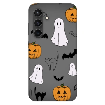 Szilikon tok erre a típusra Samsung Galaxy S24 S921B 5G - Spooky crew