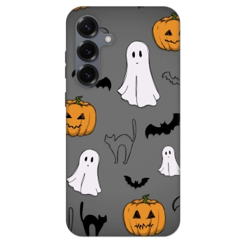 Szilikon tok erre a típusra Samsung Galaxy S25+ 5G - Spooky crew
