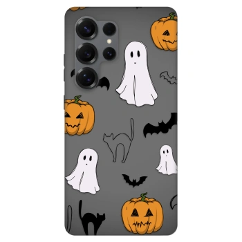 Szilikon tok erre a típusra Samsung Galaxy S25 Ultra 5G - Spooky crew