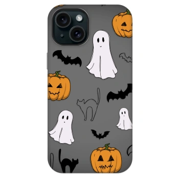 Szilikon tok erre a típusra Apple iPhone 13 - Spooky crew
