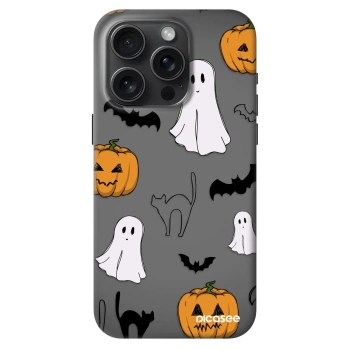 Szilikon tok erre a típusra Apple iPhone 15 Pro - Spooky crew