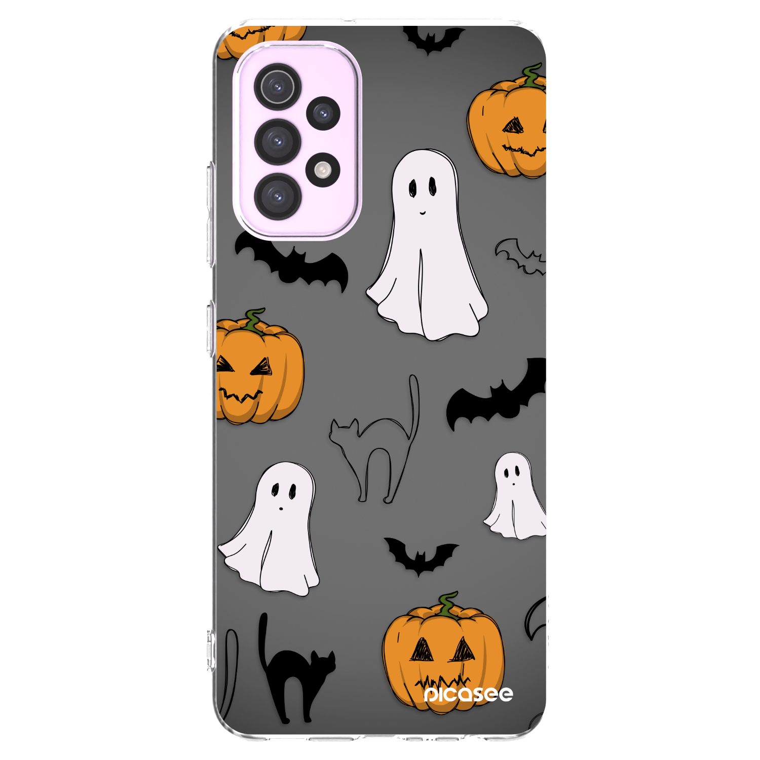 Picasee átlátszó szilikon tok az alábbi mobiltelefonokra Samsung Galaxy A32 5G A326B - Spooky crew