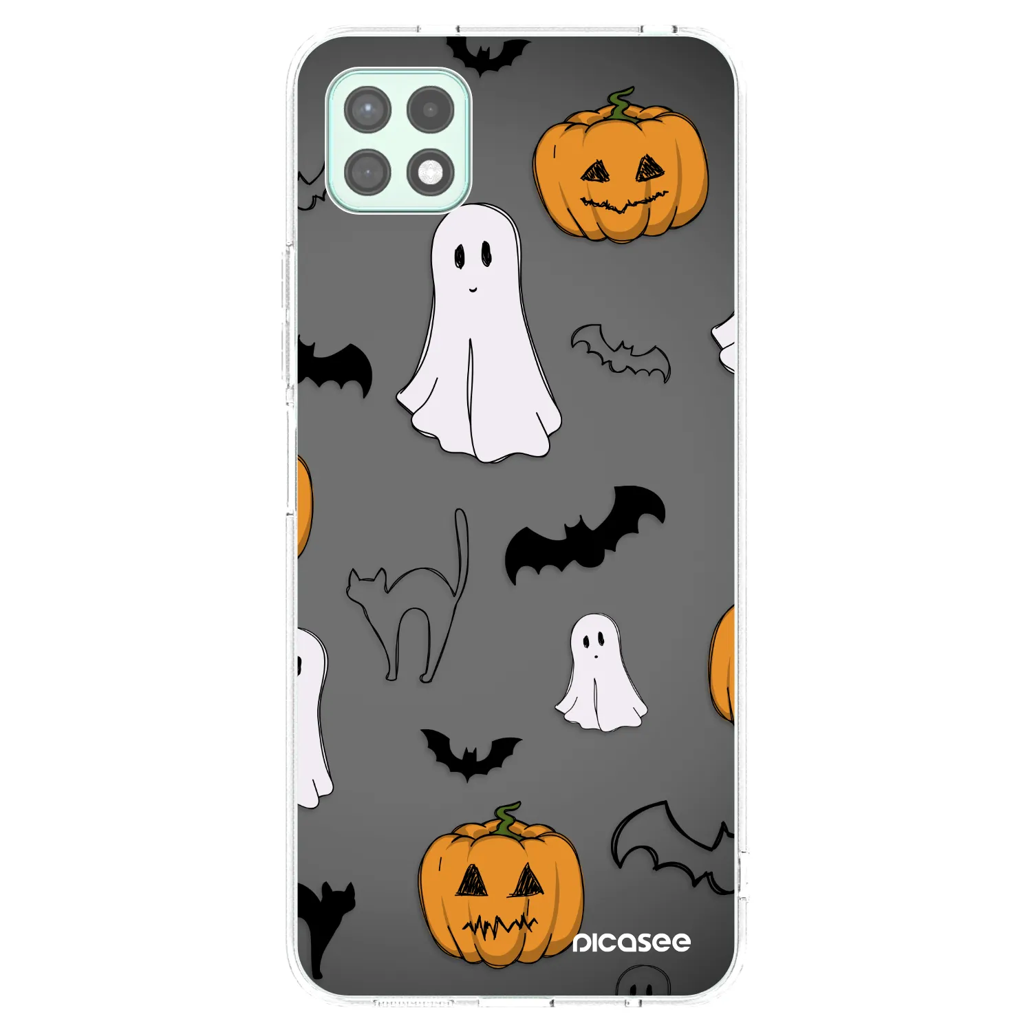 Picasee átlátszó szilikon tok az alábbi mobiltelefonokra Samsung Galaxy A22 A226B 5G - Spooky crew