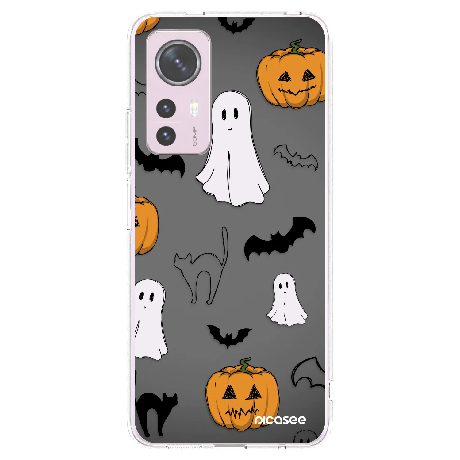 Picasee átlátszó szilikon tok az alábbi mobiltelefonokra Xiaomi 12 - Spooky crew