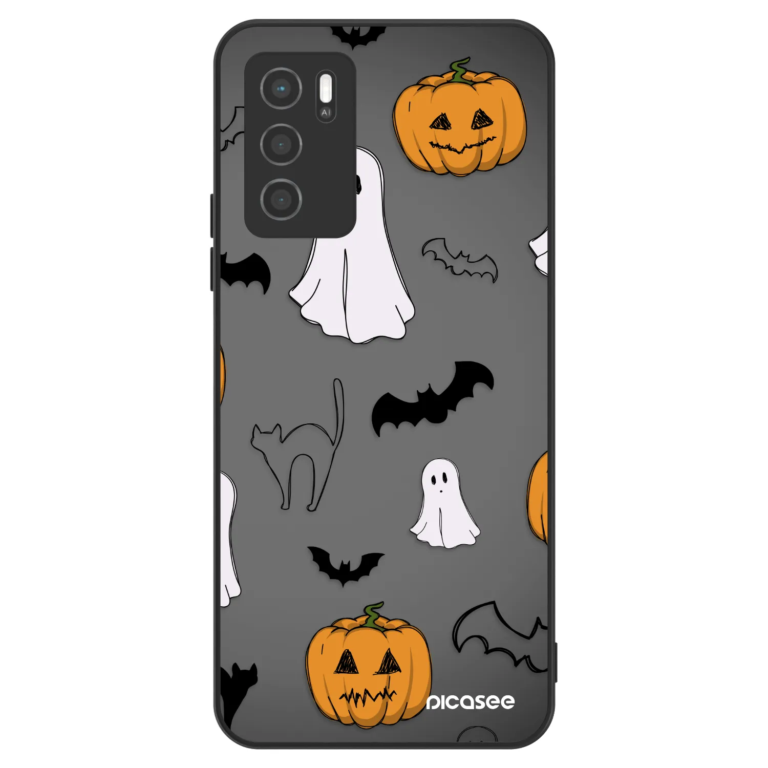 Picasee ULTIMATE CASE OPPO A16 - készülékre - Spooky crew