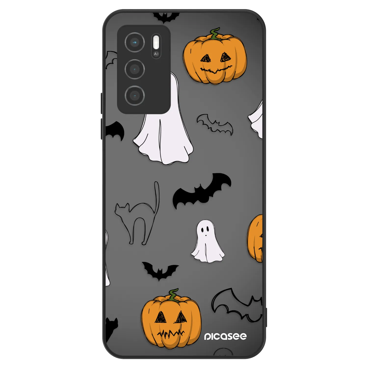 Picasee ULTIMATE CASE OPPO A16s - készülékre - Spooky crew