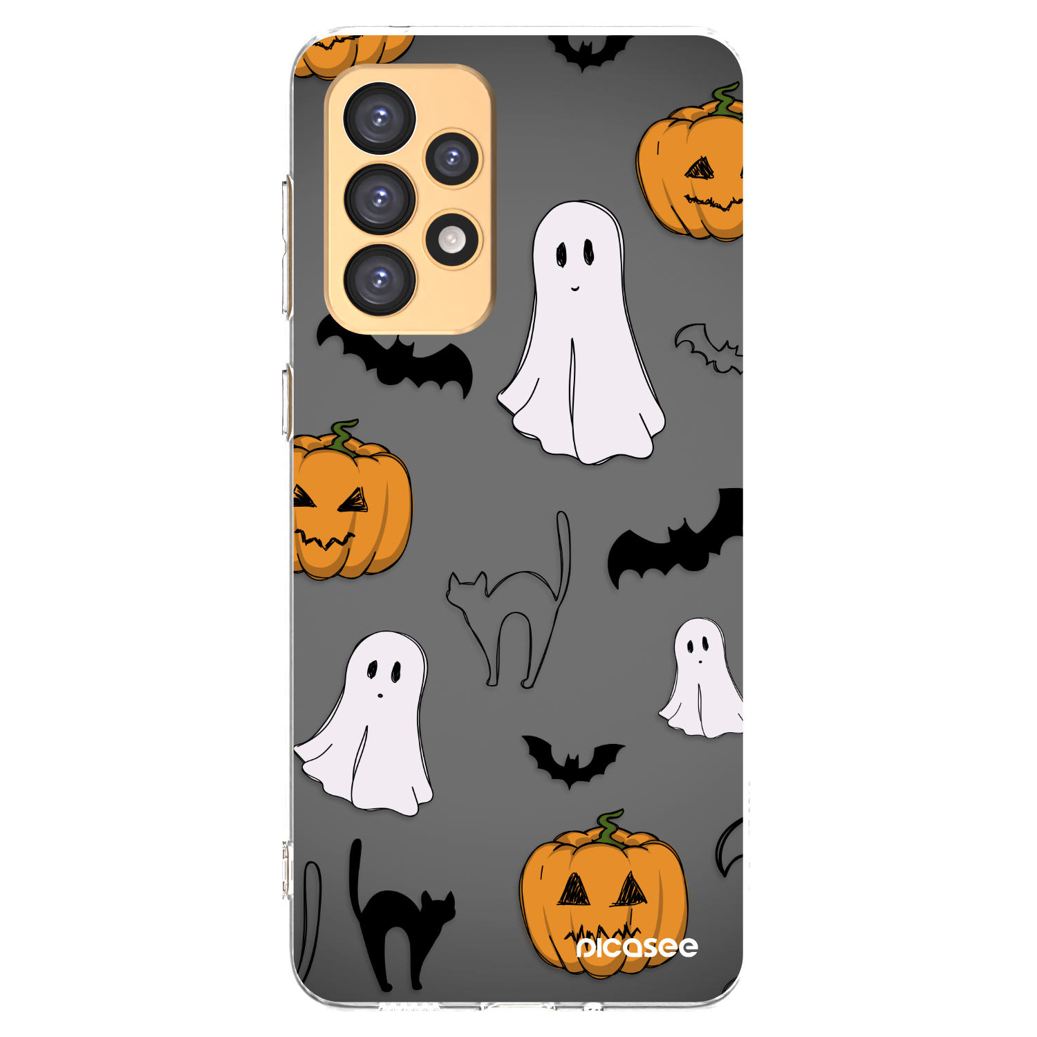 Picasee átlátszó szilikon tok az alábbi mobiltelefonokra Samsung Galaxy A33 5G A336 - Spooky crew