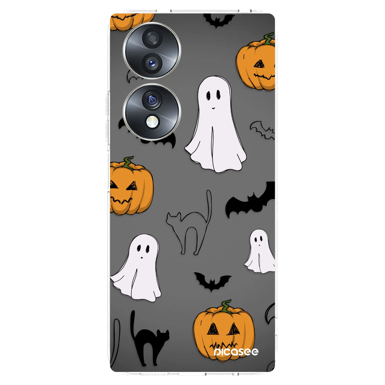 Picasee átlátszó szilikon tok az alábbi mobiltelefonokra Honor 70 - Spooky crew