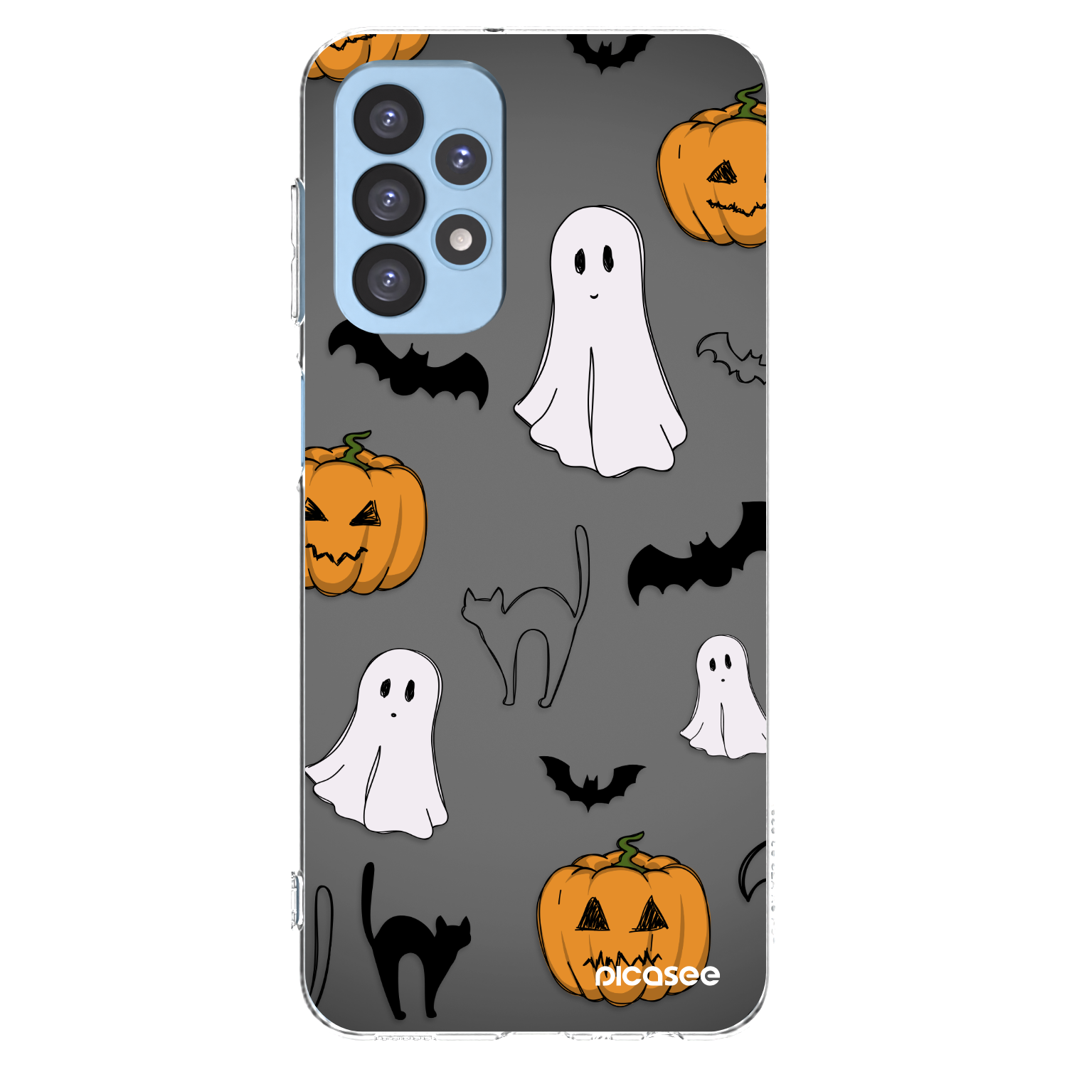 Picasee átlátszó szilikon tok az alábbi mobiltelefonokra Samsung Galaxy A23 A235F 4G - Spooky crew