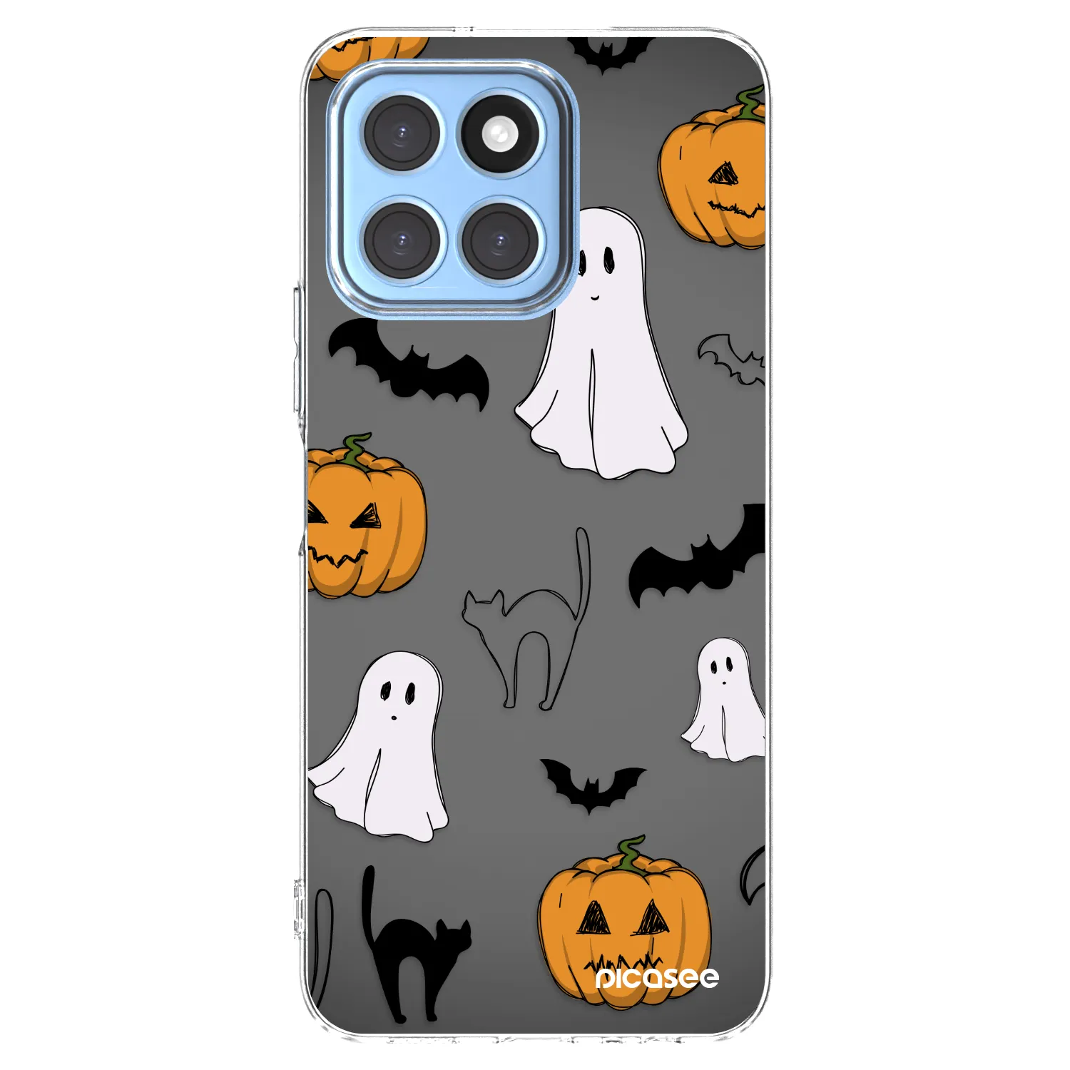 Picasee átlátszó szilikon tok az alábbi mobiltelefonokra Honor X6 - Spooky crew