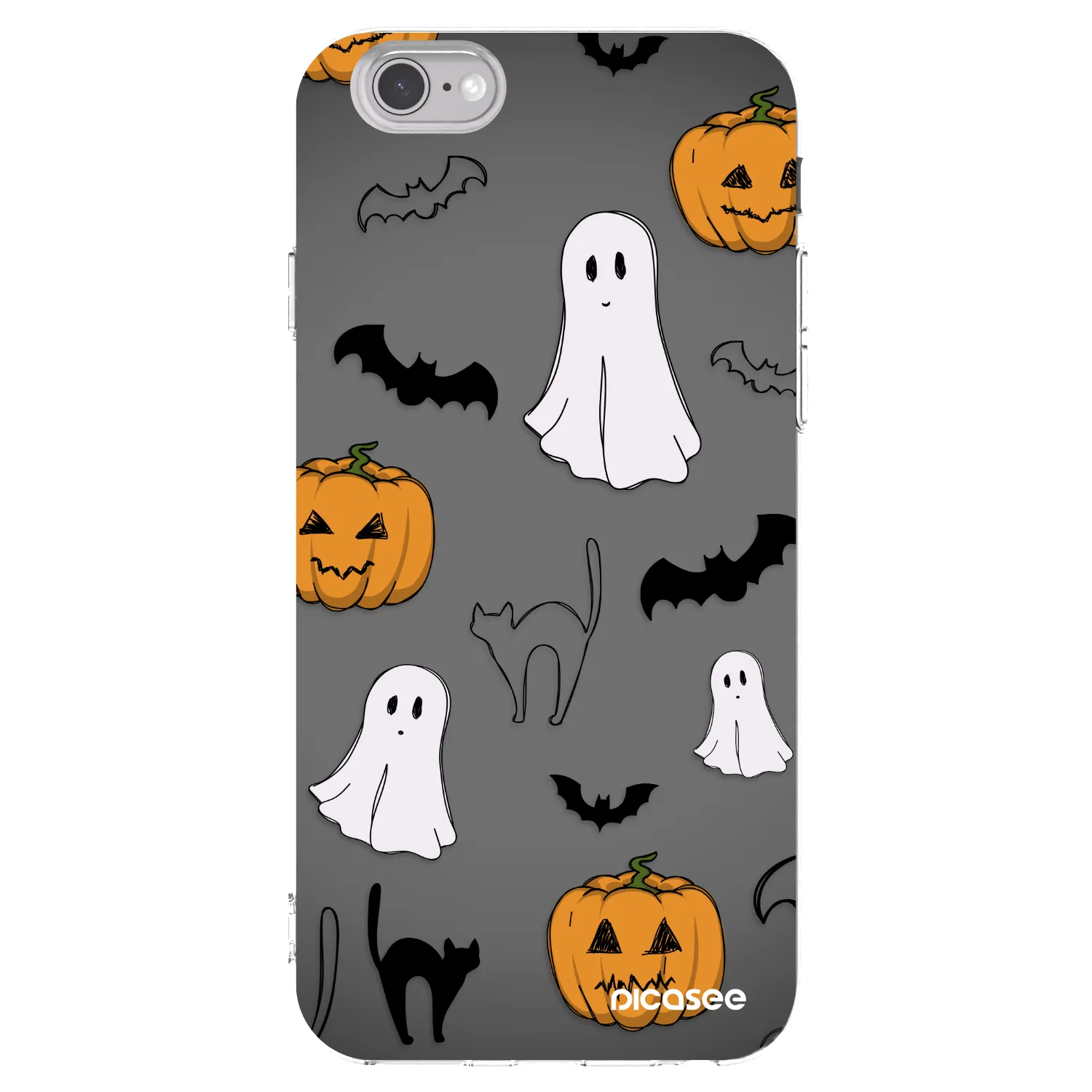 Picasee átlátszó szilikon tok az alábbi mobiltelefonokra Apple iPhone 6/6S - Spooky crew
