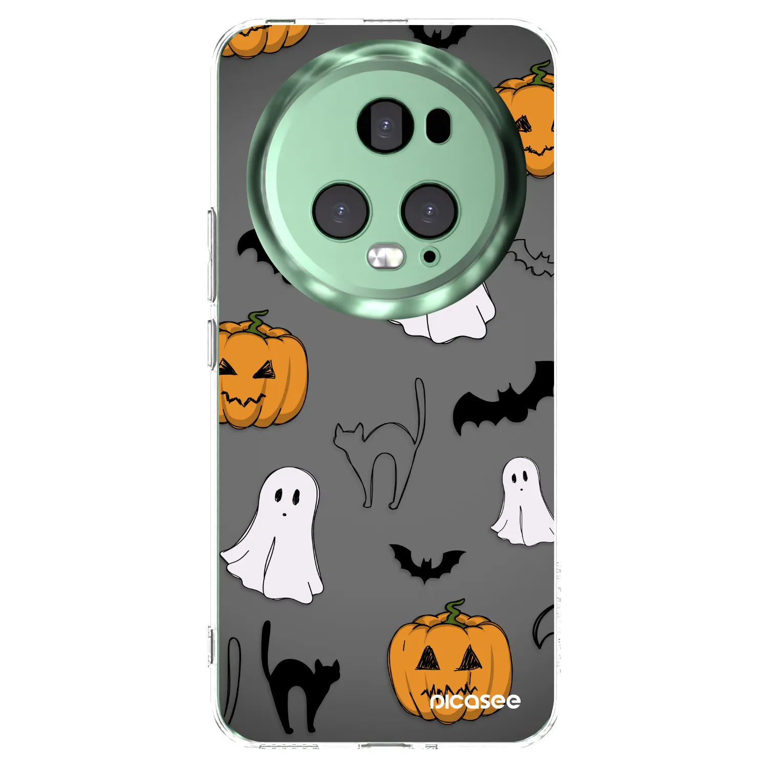 Picasee átlátszó szilikon tok az alábbi mobiltelefonokra Honor Magic5 Pro - Spooky crew