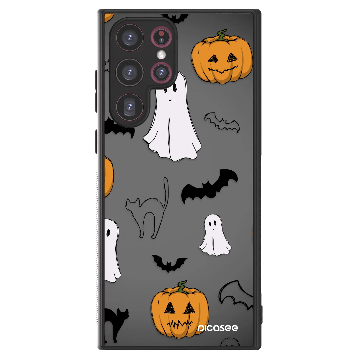 Picasee ULTIMATE CASE PowerShare Samsung Galaxy S22 Ultra 5G - készülékre - Spooky crew