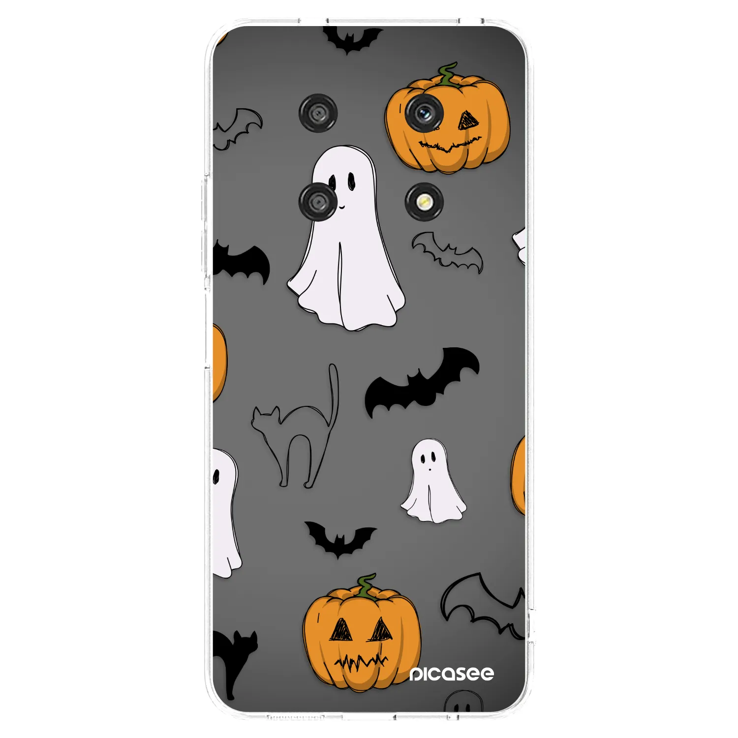 Picasee átlátszó szilikon tok az alábbi mobiltelefonokra Honor Magic4 Lite 5G - Spooky crew