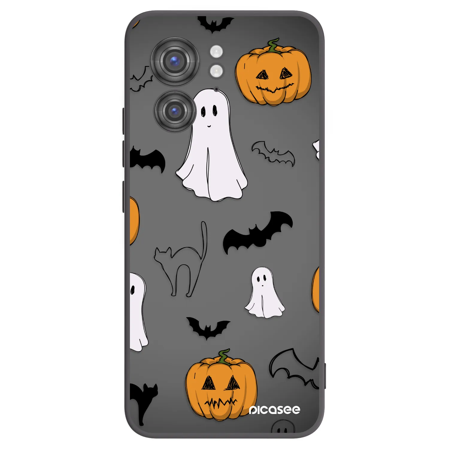 Picasee fekete szilikon tok az alábbi mobiltelefonokra Motorola Edge 40 - Spooky crew