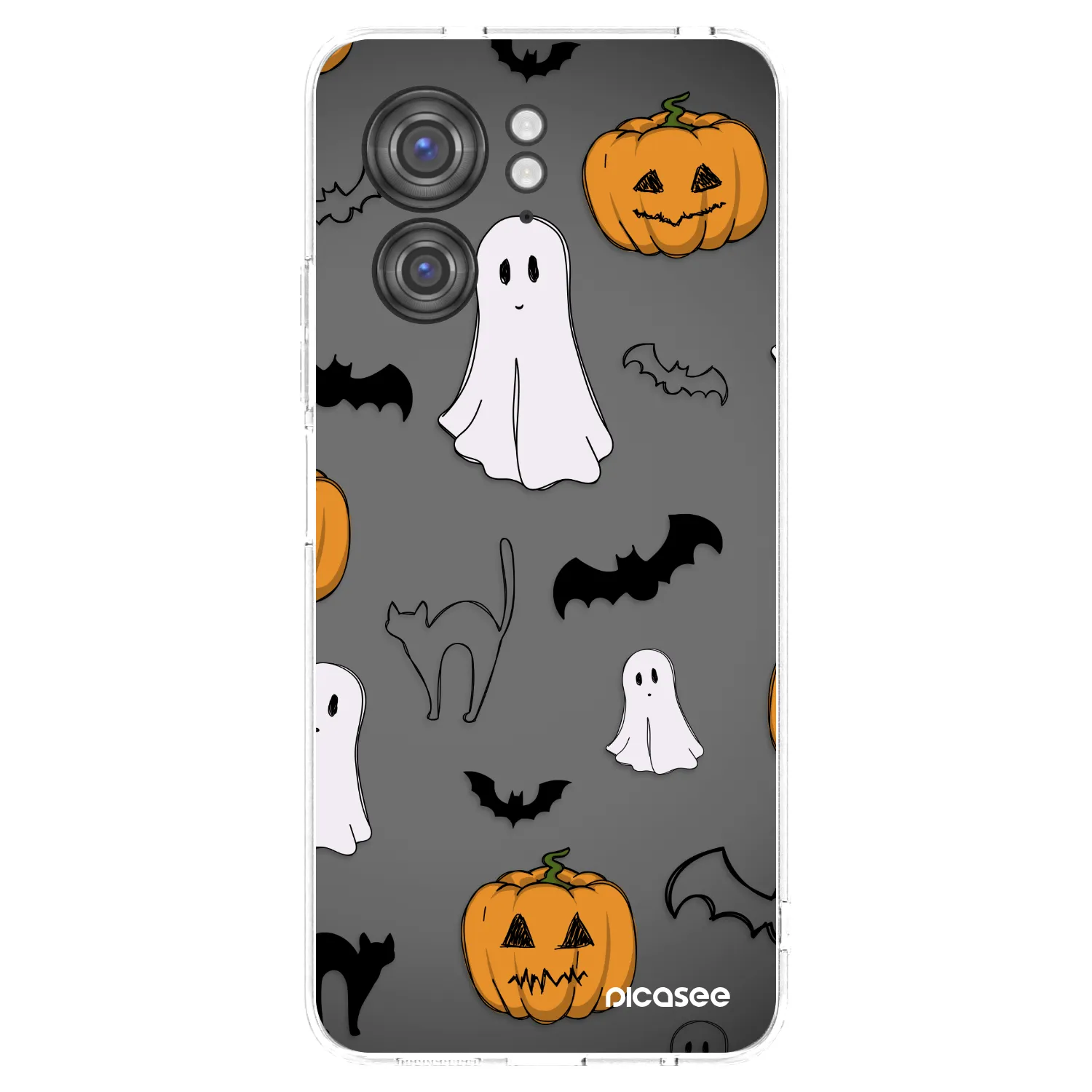 Picasee átlátszó szilikon tok az alábbi mobiltelefonokra Motorola Edge 40 - Spooky crew