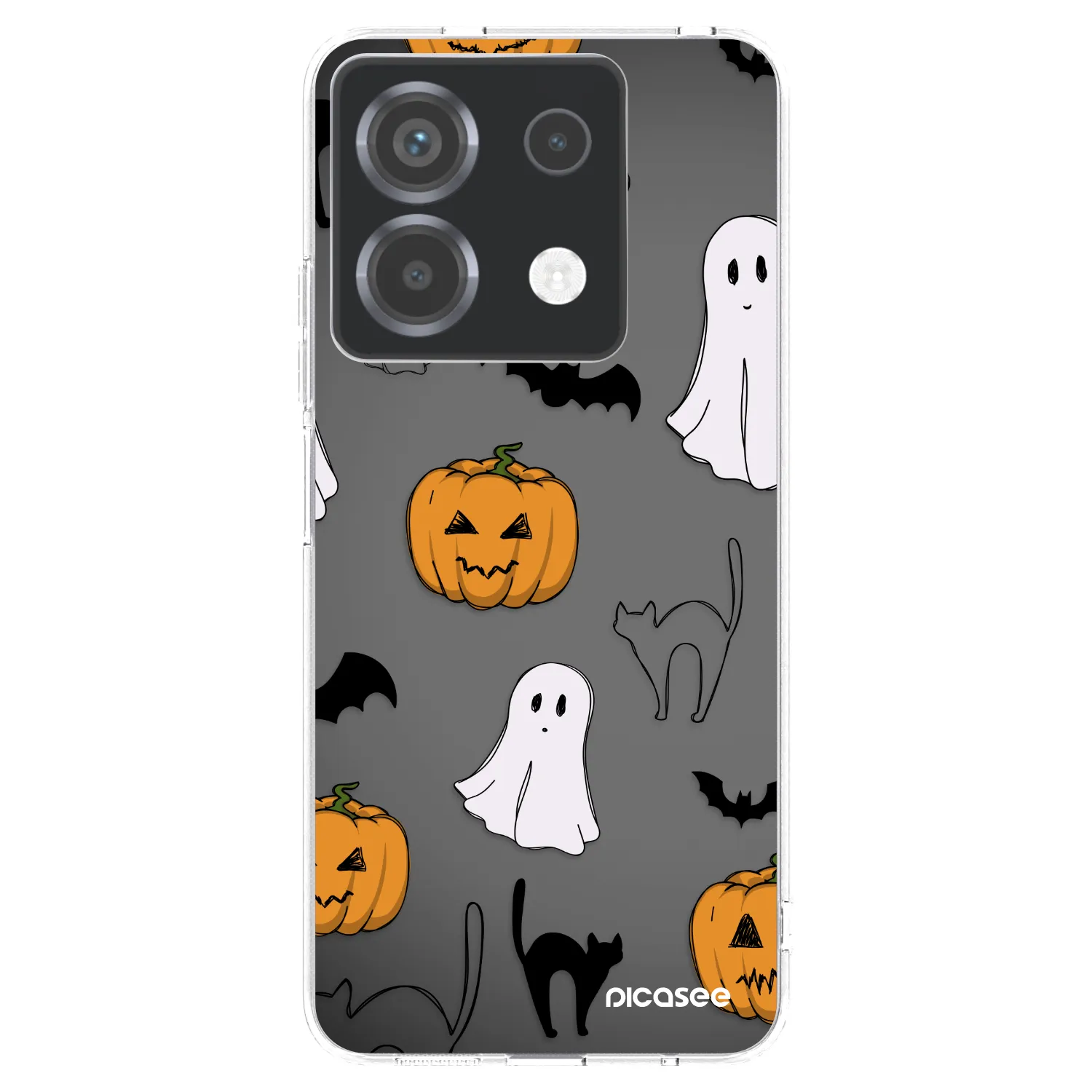 Picasee átlátszó szilikon tok az alábbi mobiltelefonokra Xiaomi Poco X6 - Spooky crew