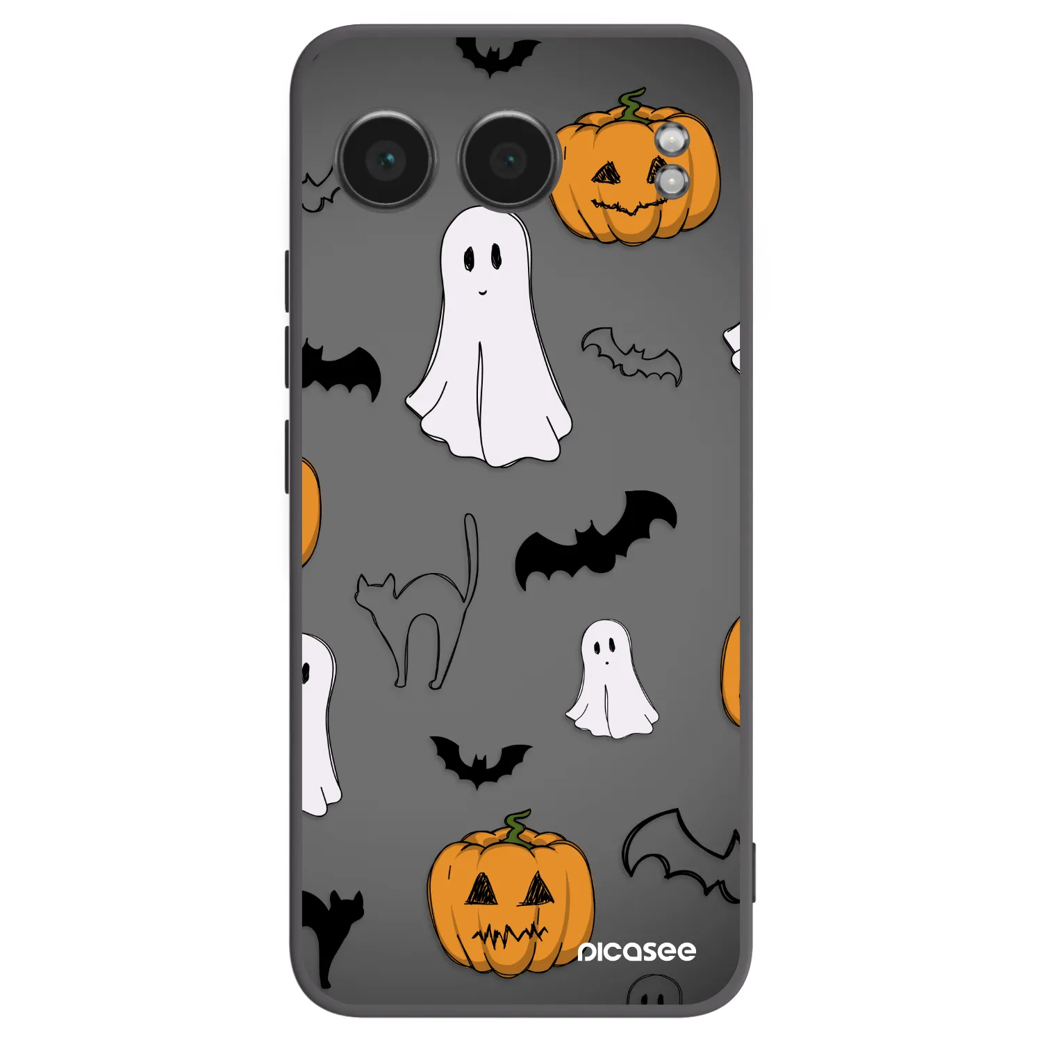 Picasee fekete szilikon tok az alábbi mobiltelefonokra OnePlus Nord 4 - Spooky crew