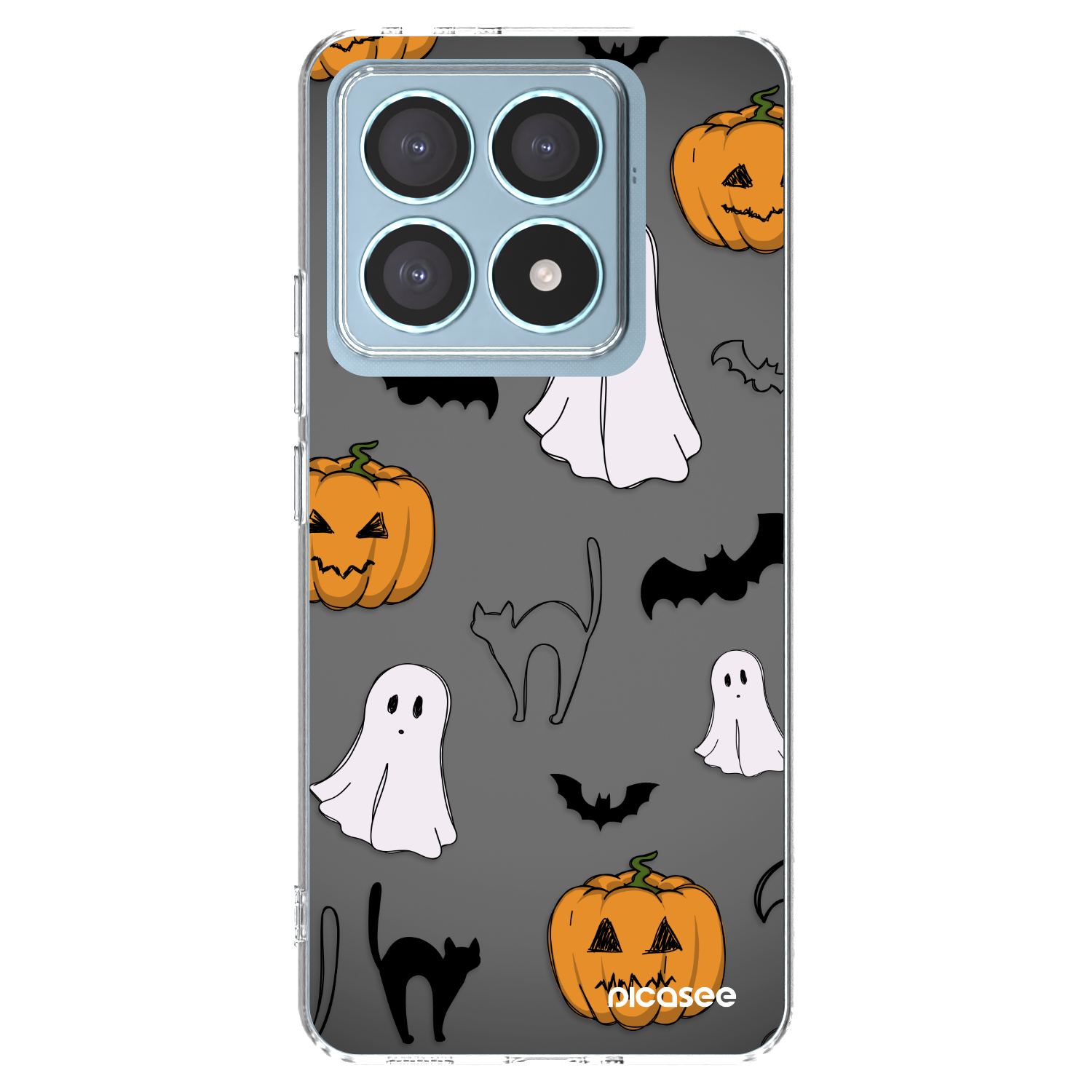 Picasee átlátszó szilikon tok az alábbi mobiltelefonokra Xiaomi 14T Pro - Spooky crew