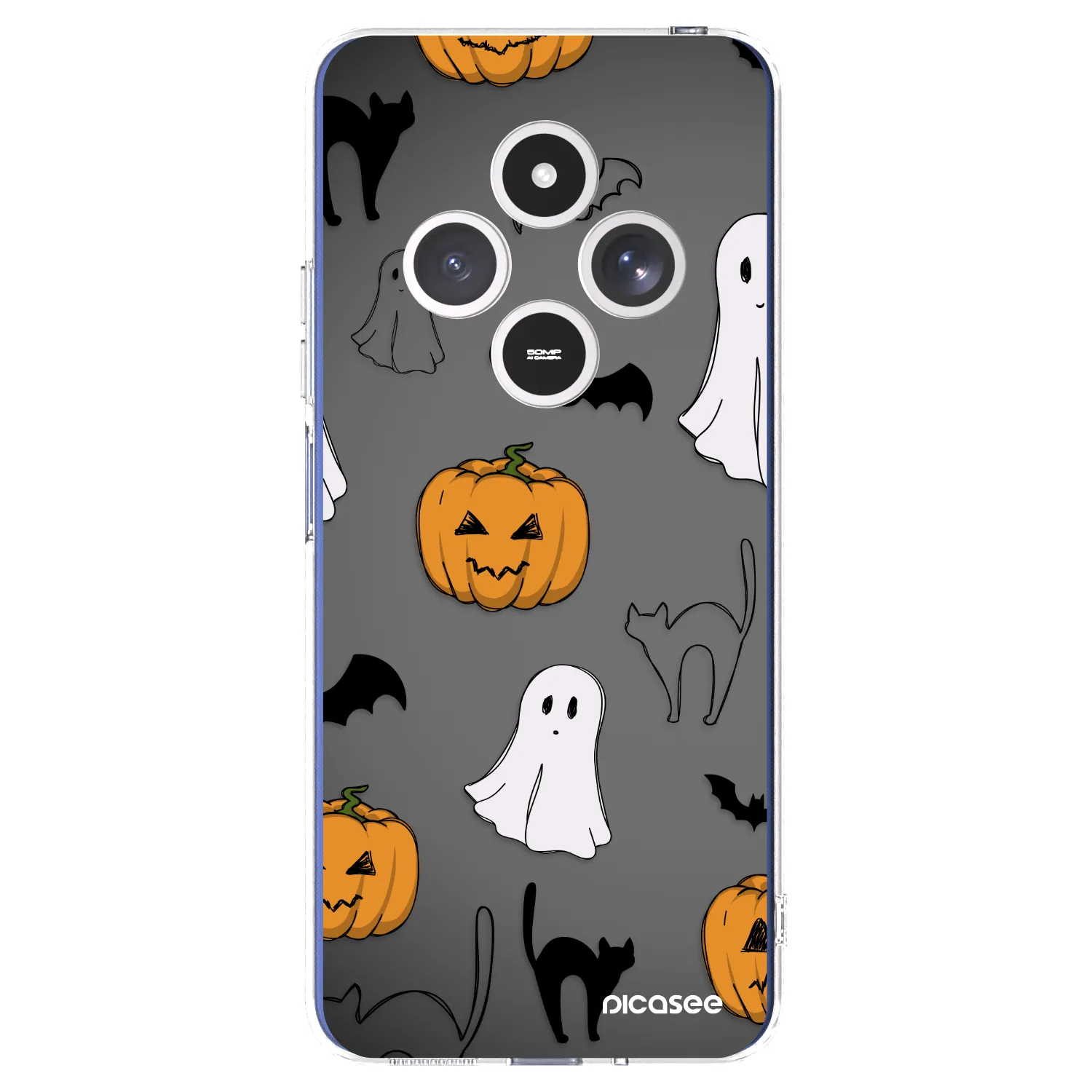 Picasee átlátszó szilikon tok az alábbi mobiltelefonokra Xiaomi Redmi 14C - Spooky crew