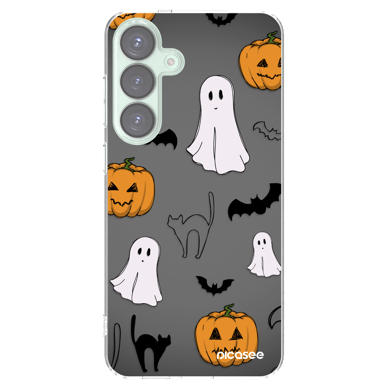 Picasee átlátszó szilikon tok az alábbi mobiltelefonokra Samsung Galaxy S25+ 5G - Spooky crew