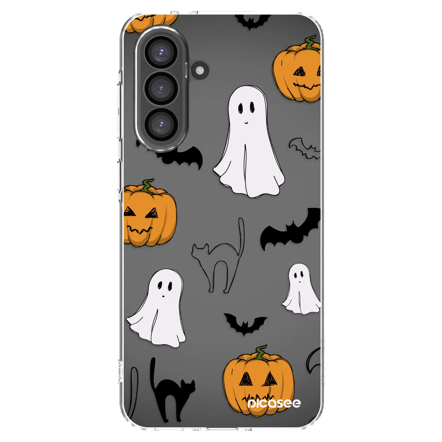 Picasee átlátszó szilikon tok az alábbi mobiltelefonokra Samsung Galaxy A56 5G A566B - Spooky crew