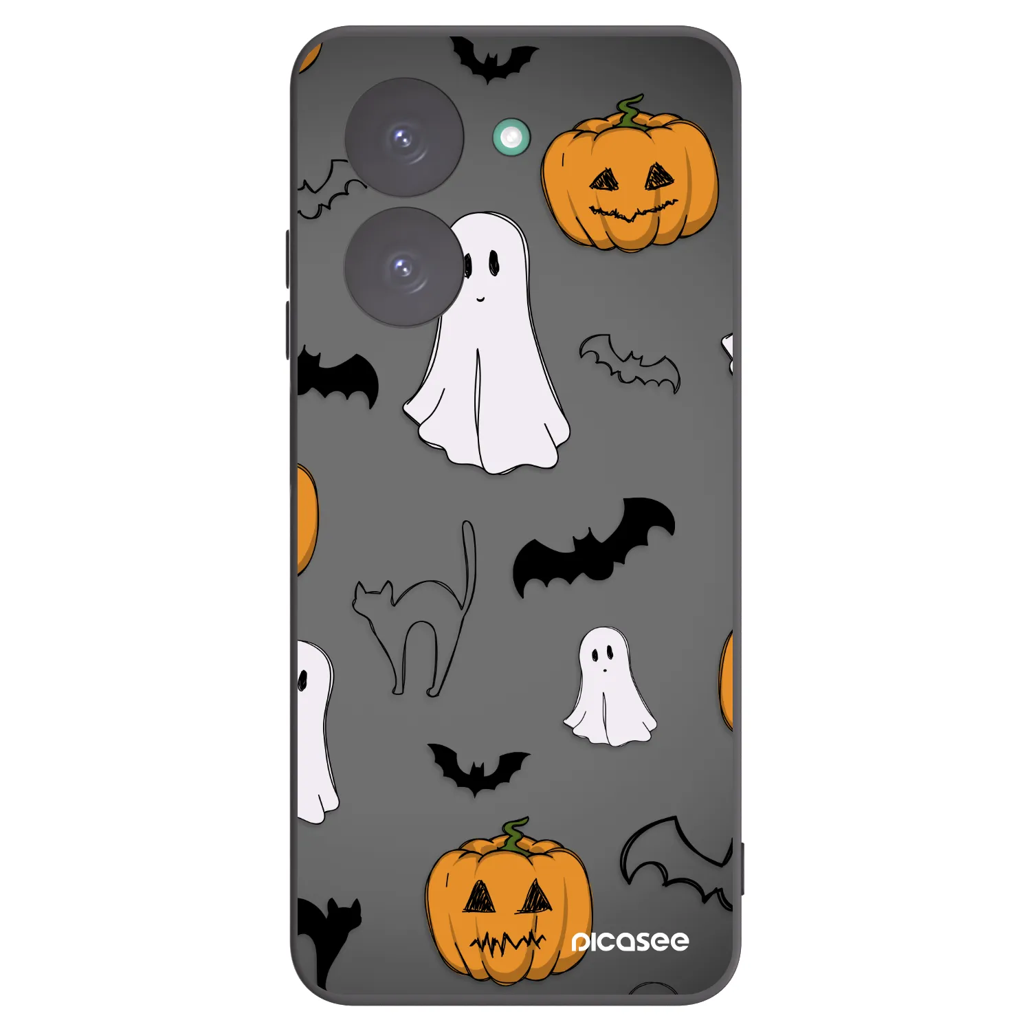 Picasee fekete szilikon tok az alábbi mobiltelefonokra Xiaomi Redmi A5 - Spooky crew