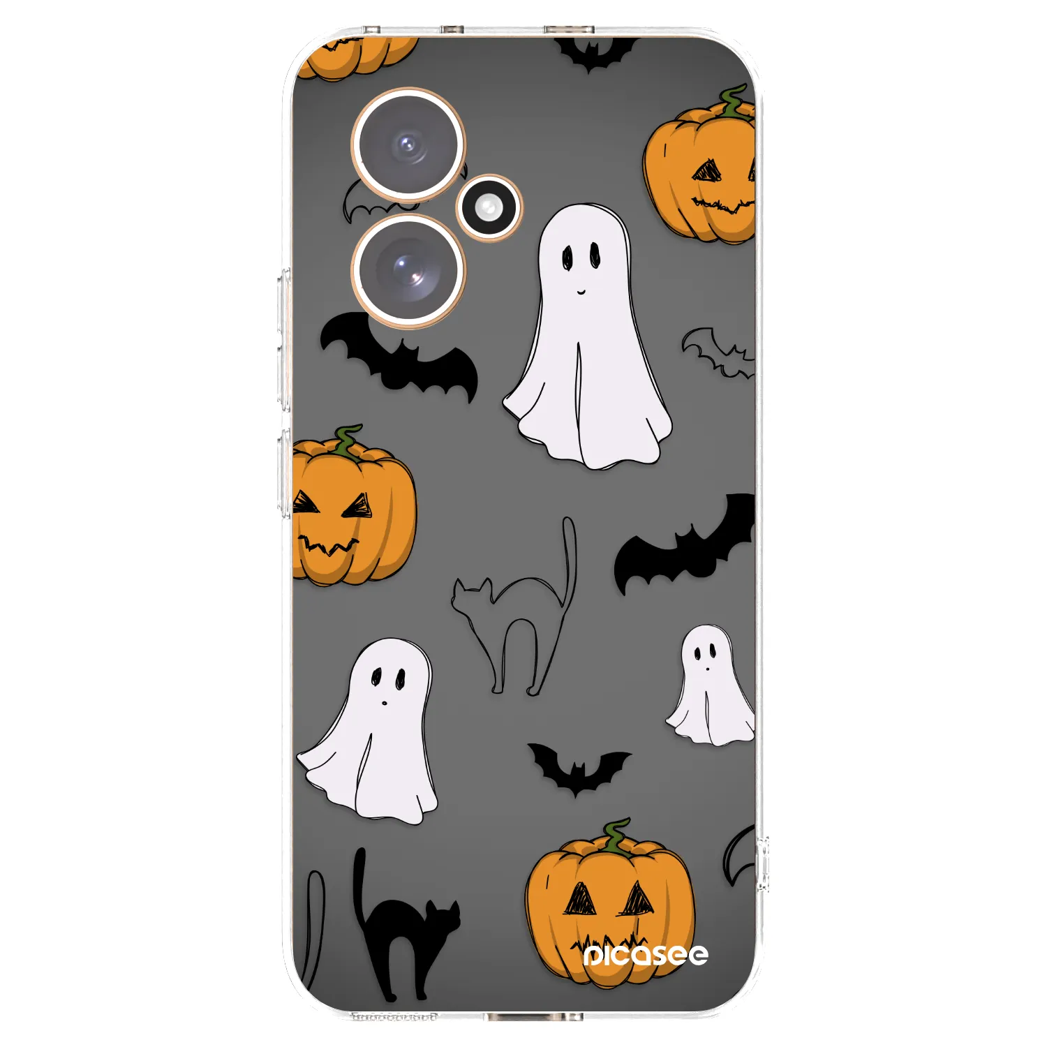 Picasee átlátszó szilikon tok az alábbi mobiltelefonokra Honor 400 5G - Spooky crew