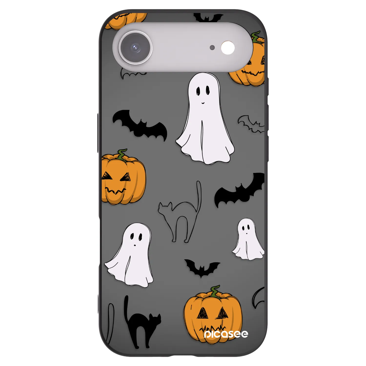 Picasee fekete szilikon tok az alábbi mobiltelefonokra Apple iPhone Air - Spooky crew