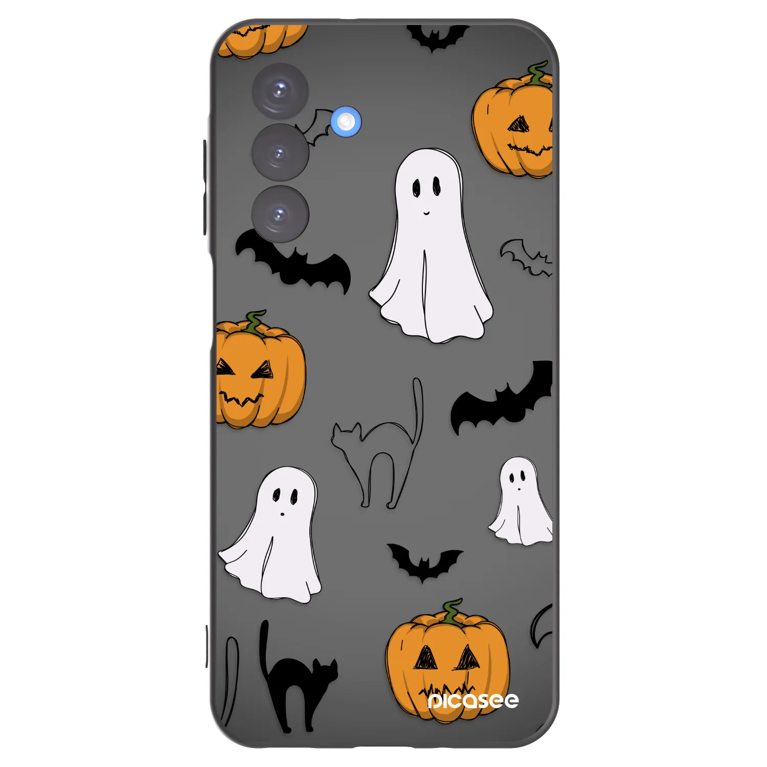 Picasee fekete szilikon tok az alábbi mobiltelefonokra Samsung Galaxy A17 5G - Spooky crew